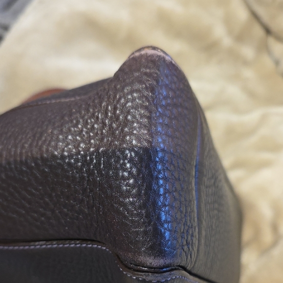 Pre-owned Coach Brown Pebbled Chelse Leather Shoulder Bag - Picture 10 of 14